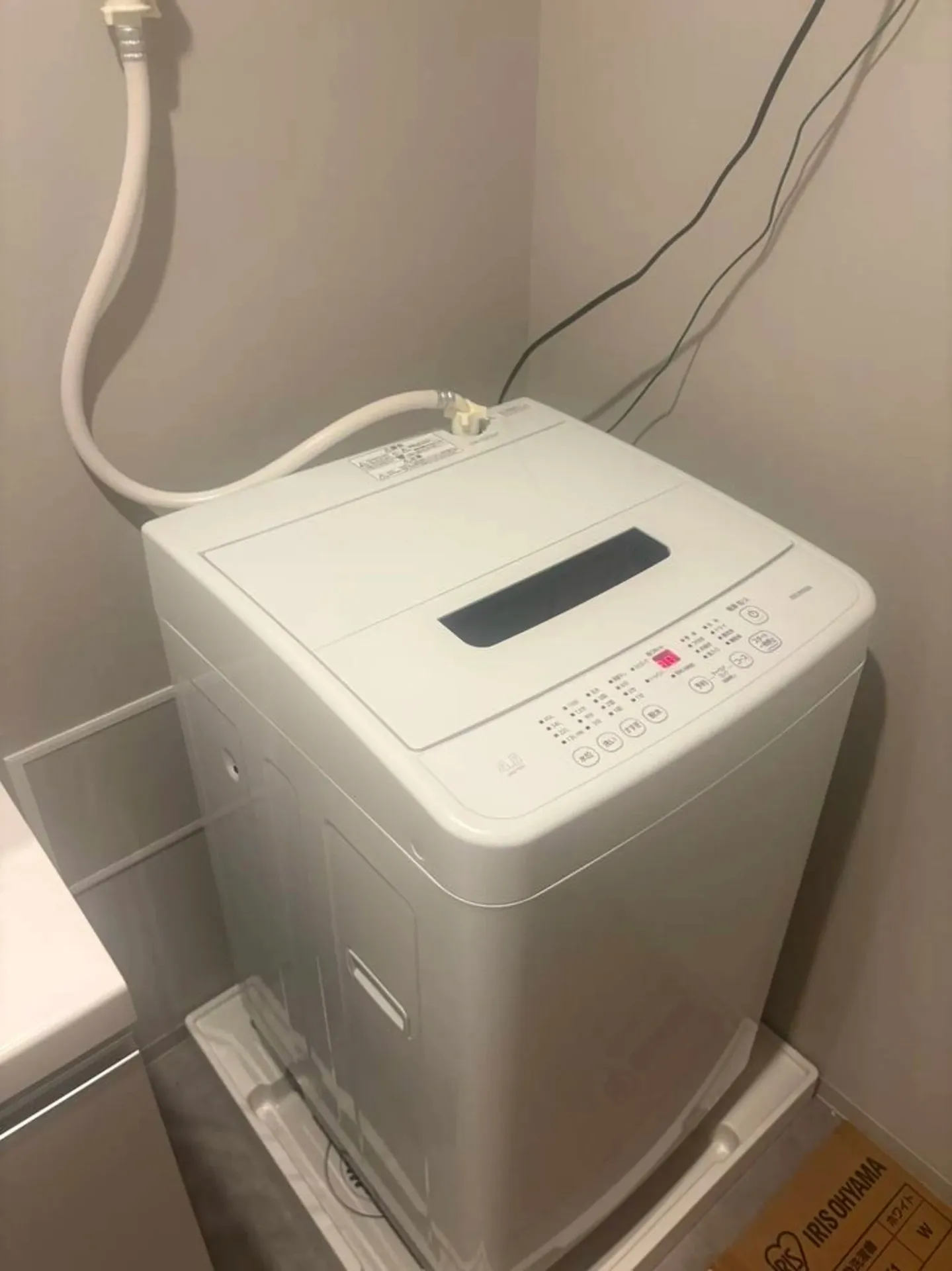 洗濯機設置